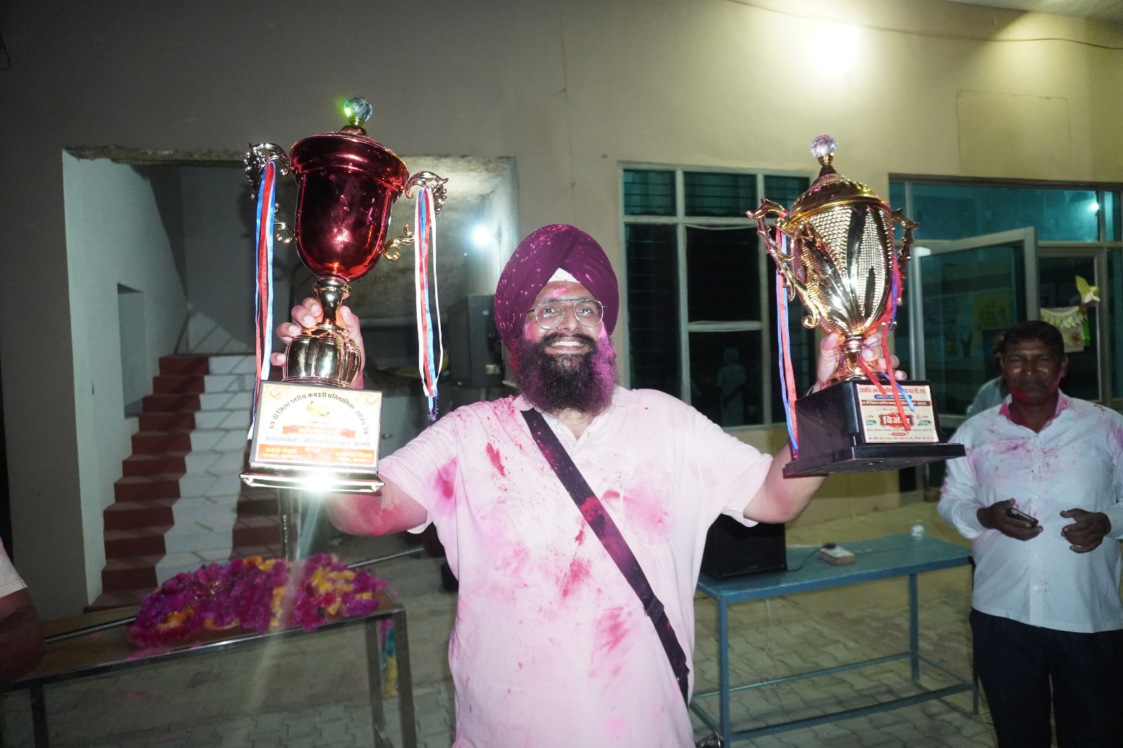 Trophy celebration at Bal Bharti School
