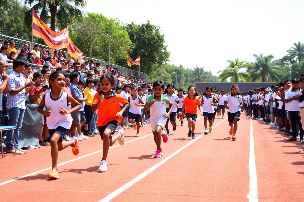 Sports day at Bal Bharti School